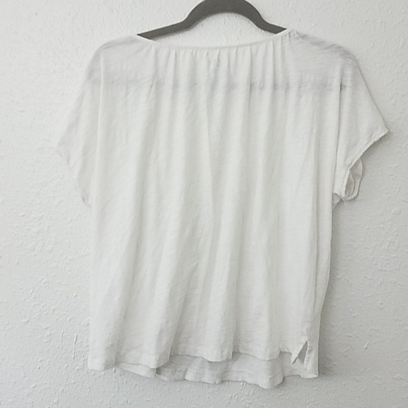 LOFT blouse small white dolman boho coastal neutral - Picture 6 of 6